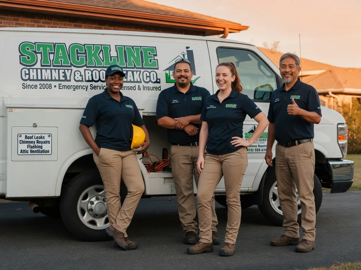 Chimney flashing repair company in Pfafftown, NC